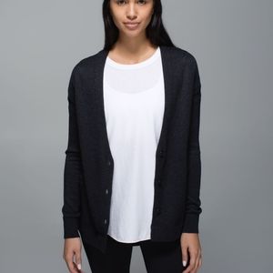 Lululemon Cardi in the front